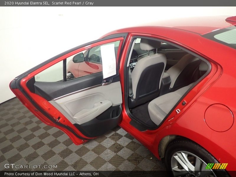 Scarlet Red Pearl / Gray 2020 Hyundai Elantra SEL
