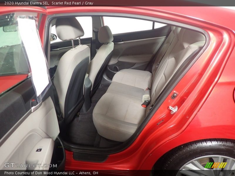 Scarlet Red Pearl / Gray 2020 Hyundai Elantra SEL