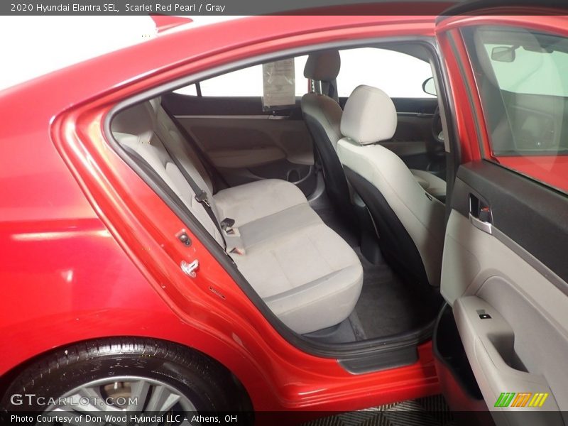Scarlet Red Pearl / Gray 2020 Hyundai Elantra SEL