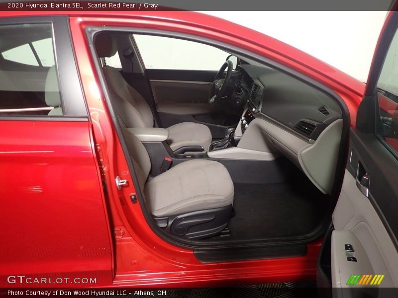 Scarlet Red Pearl / Gray 2020 Hyundai Elantra SEL