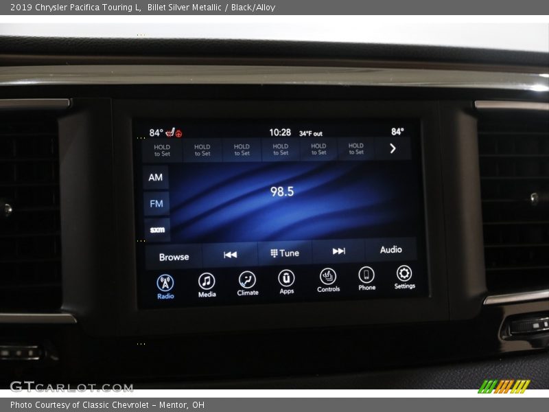 Billet Silver Metallic / Black/Alloy 2019 Chrysler Pacifica Touring L