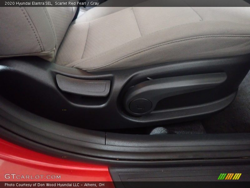 Scarlet Red Pearl / Gray 2020 Hyundai Elantra SEL