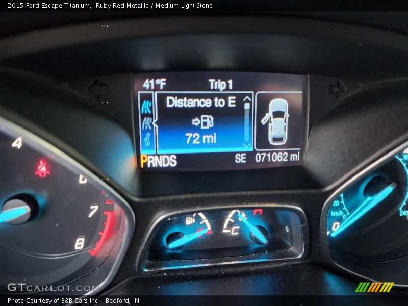 Ruby Red Metallic / Medium Light Stone 2015 Ford Escape Titanium