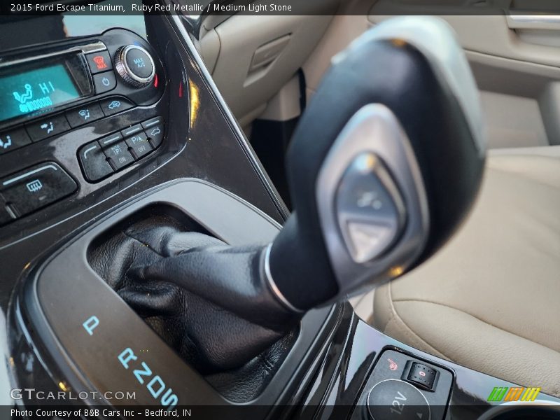 Ruby Red Metallic / Medium Light Stone 2015 Ford Escape Titanium
