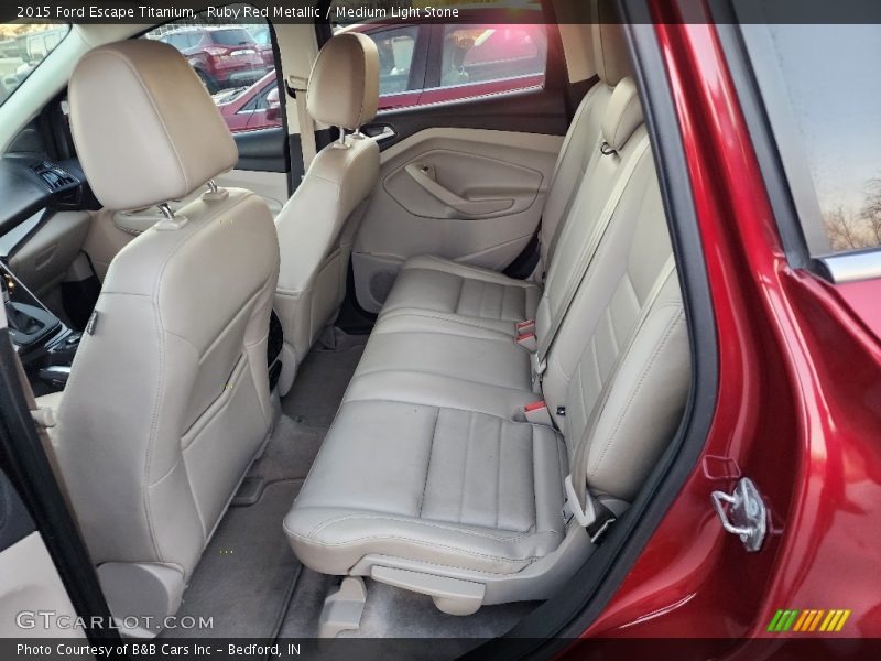 Ruby Red Metallic / Medium Light Stone 2015 Ford Escape Titanium