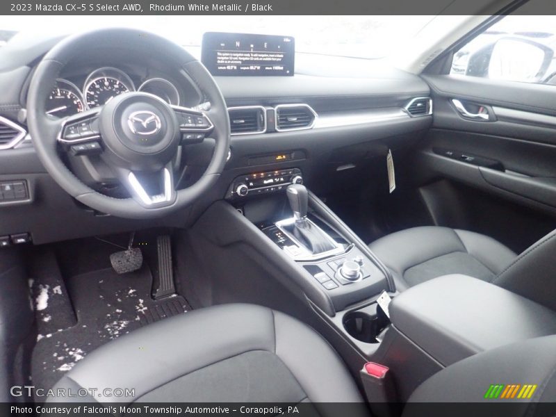 Rhodium White Metallic / Black 2023 Mazda CX-5 S Select AWD