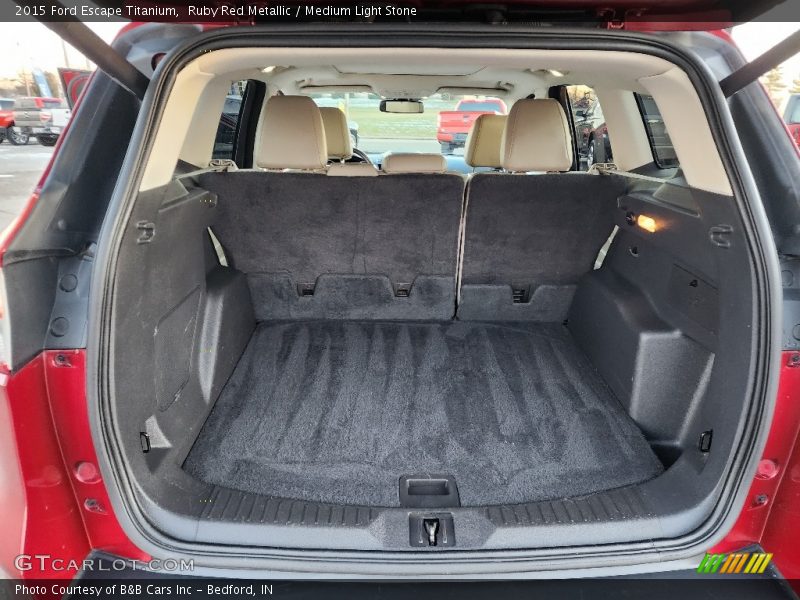 Ruby Red Metallic / Medium Light Stone 2015 Ford Escape Titanium