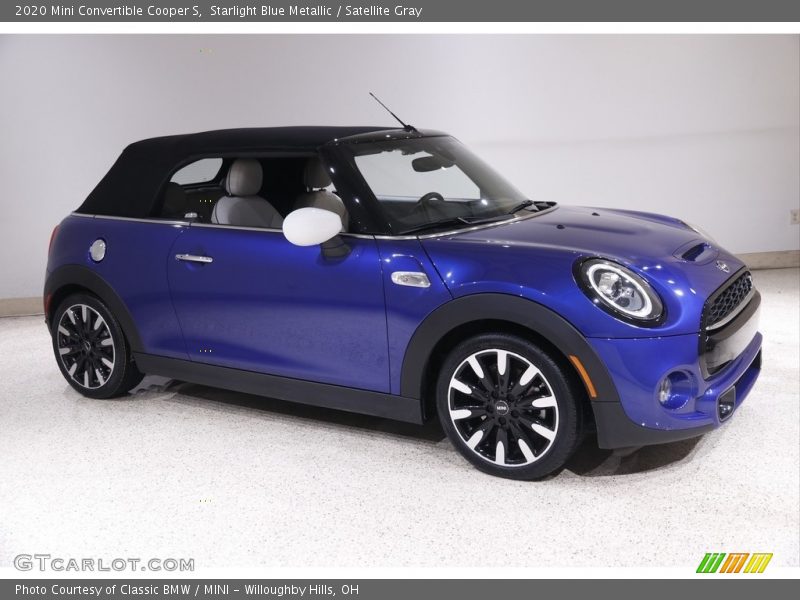 Starlight Blue Metallic / Satellite Gray 2020 Mini Convertible Cooper S