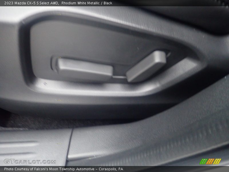 Rhodium White Metallic / Black 2023 Mazda CX-5 S Select AWD
