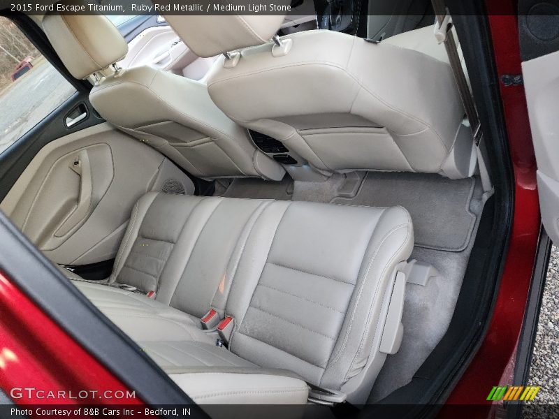Ruby Red Metallic / Medium Light Stone 2015 Ford Escape Titanium