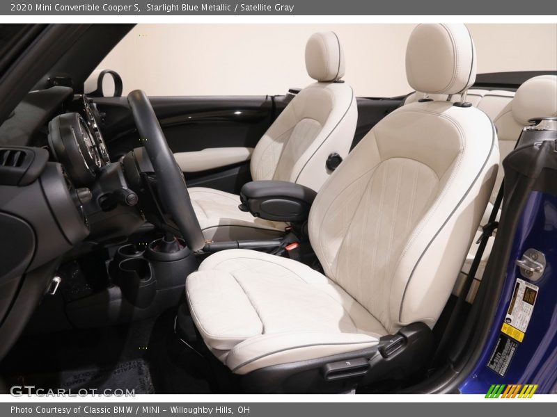  2020 Convertible Cooper S Satellite Gray Interior