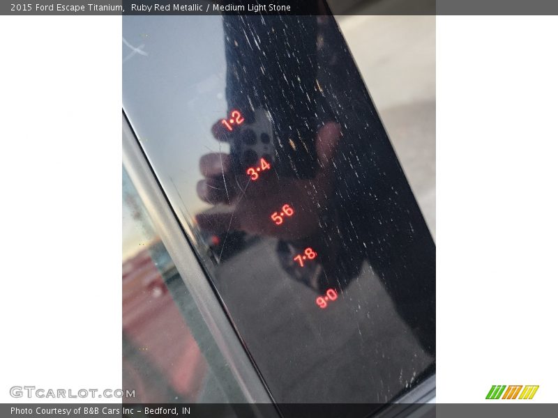 Ruby Red Metallic / Medium Light Stone 2015 Ford Escape Titanium