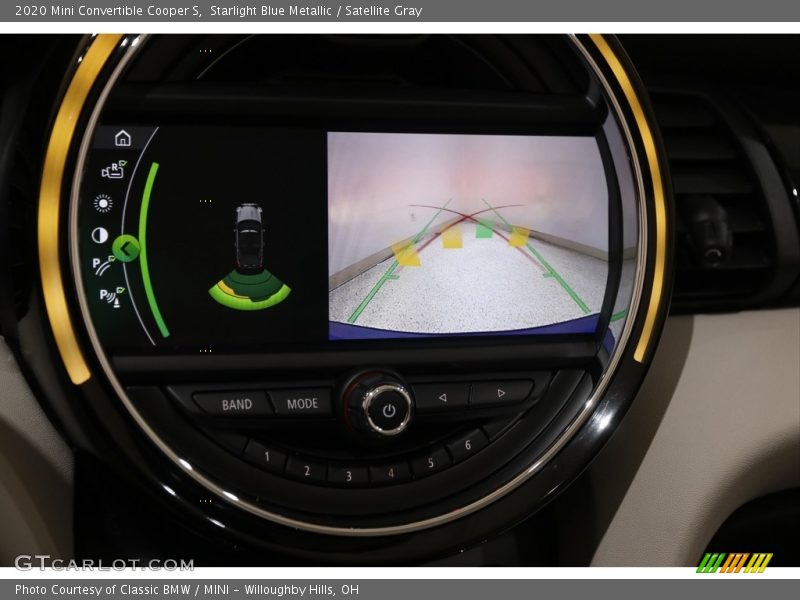 Controls of 2020 Convertible Cooper S
