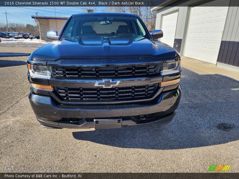 Black / Dark Ash/Jet Black 2016 Chevrolet Silverado 1500 WT Double Cab 4x4