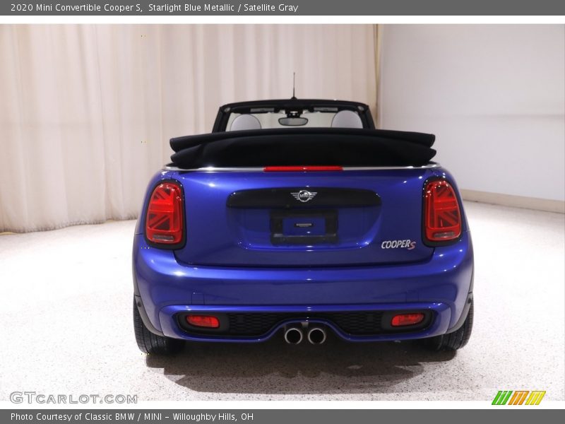 Starlight Blue Metallic / Satellite Gray 2020 Mini Convertible Cooper S