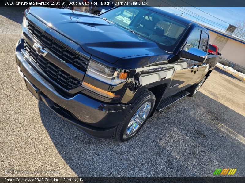 Black / Dark Ash/Jet Black 2016 Chevrolet Silverado 1500 WT Double Cab 4x4