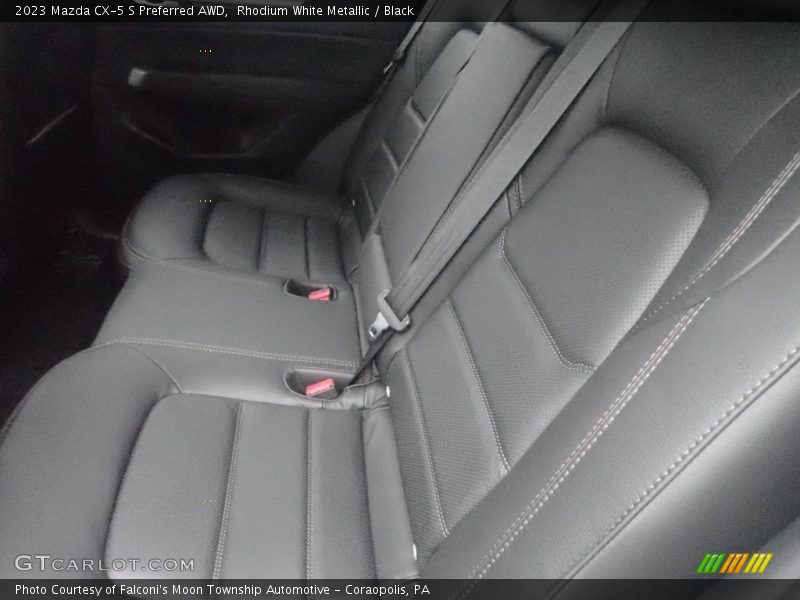 Rhodium White Metallic / Black 2023 Mazda CX-5 S Preferred AWD