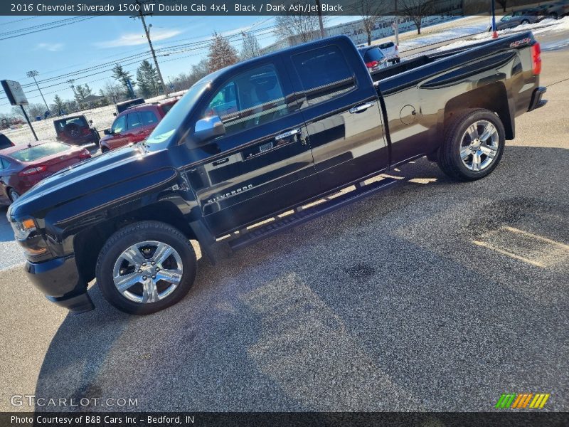 Black / Dark Ash/Jet Black 2016 Chevrolet Silverado 1500 WT Double Cab 4x4