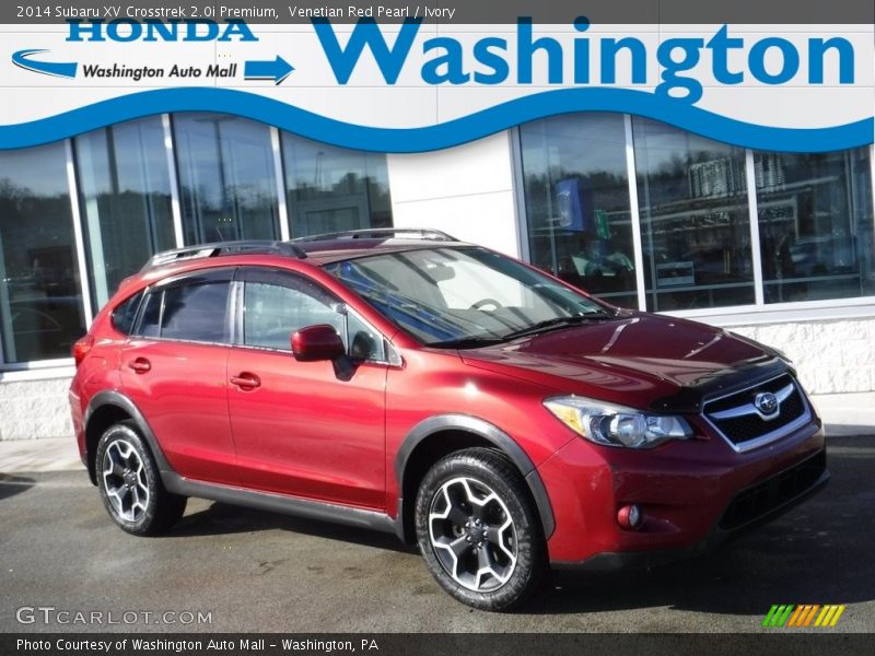 Venetian Red Pearl / Ivory 2014 Subaru XV Crosstrek 2.0i Premium
