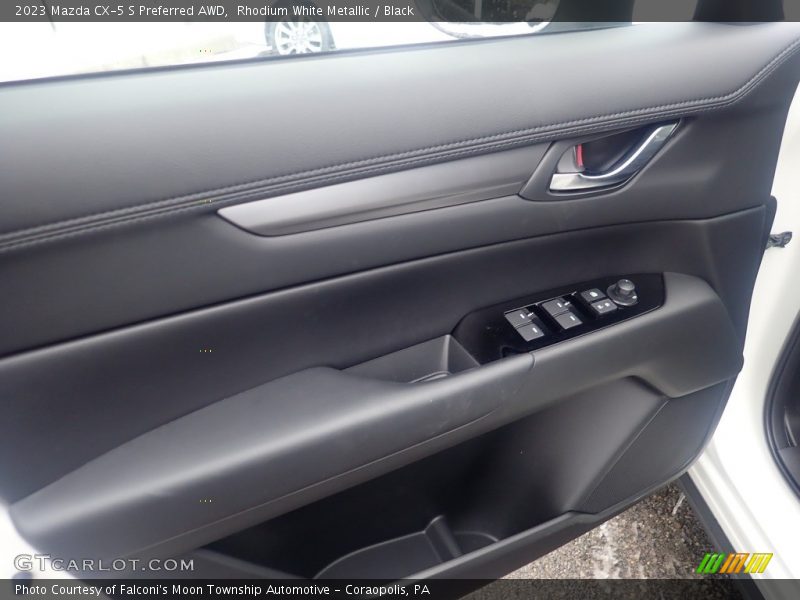 Rhodium White Metallic / Black 2023 Mazda CX-5 S Preferred AWD