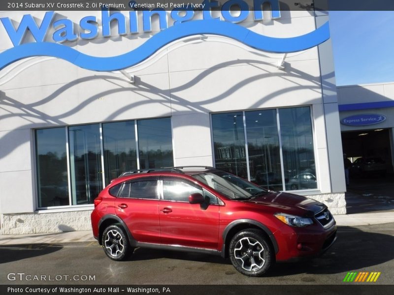 Venetian Red Pearl / Ivory 2014 Subaru XV Crosstrek 2.0i Premium