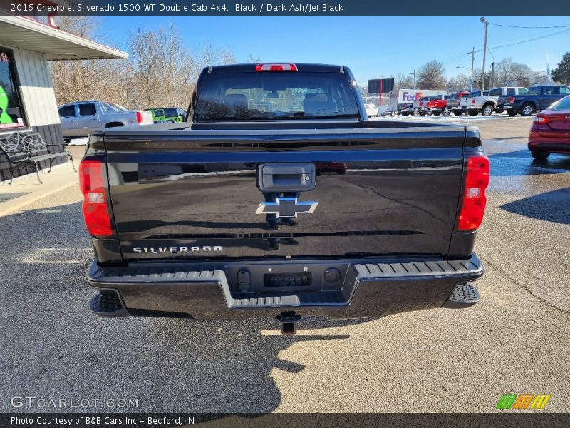 Black / Dark Ash/Jet Black 2016 Chevrolet Silverado 1500 WT Double Cab 4x4