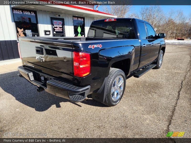Black / Dark Ash/Jet Black 2016 Chevrolet Silverado 1500 WT Double Cab 4x4