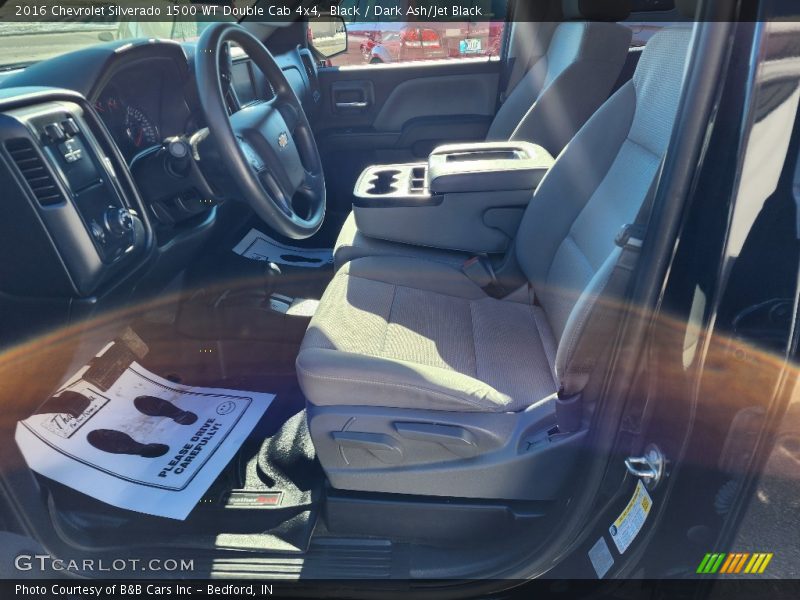Black / Dark Ash/Jet Black 2016 Chevrolet Silverado 1500 WT Double Cab 4x4