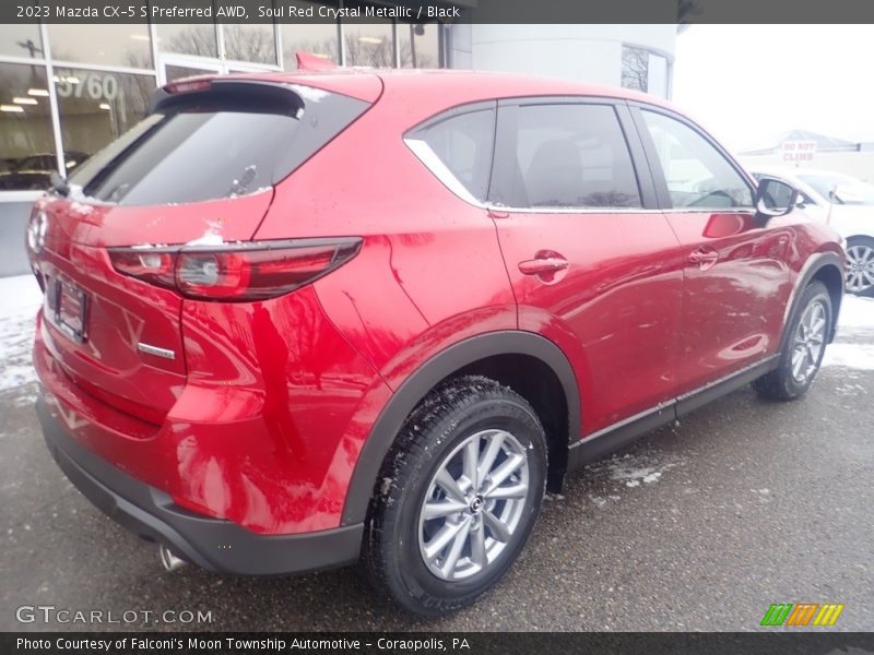 Soul Red Crystal Metallic / Black 2023 Mazda CX-5 S Preferred AWD