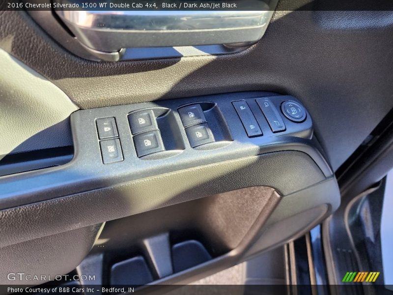 Black / Dark Ash/Jet Black 2016 Chevrolet Silverado 1500 WT Double Cab 4x4