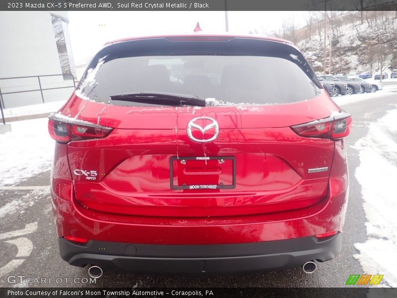 Soul Red Crystal Metallic / Black 2023 Mazda CX-5 S Preferred AWD