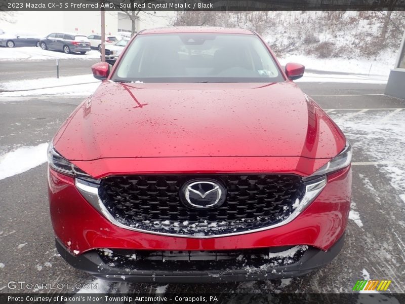 Soul Red Crystal Metallic / Black 2023 Mazda CX-5 S Preferred AWD