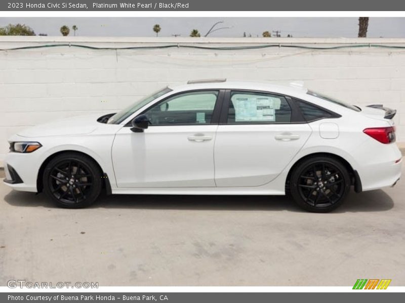  2023 Civic Si Sedan Platinum White Pearl