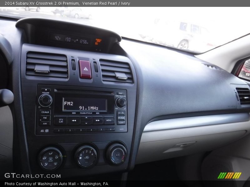 Venetian Red Pearl / Ivory 2014 Subaru XV Crosstrek 2.0i Premium