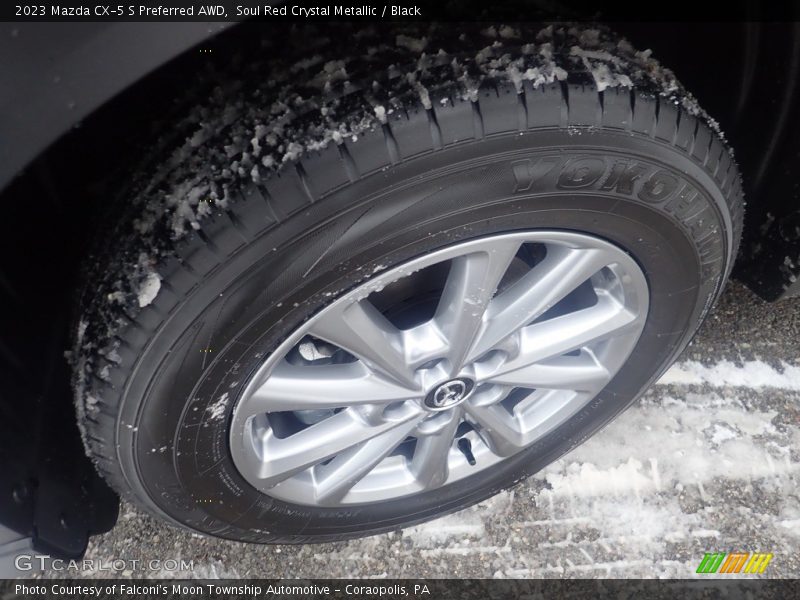 Soul Red Crystal Metallic / Black 2023 Mazda CX-5 S Preferred AWD