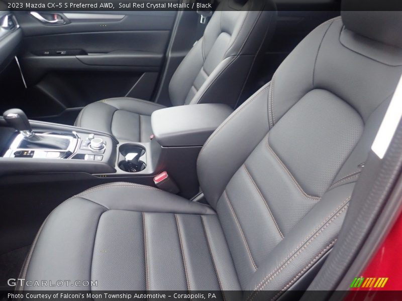 Soul Red Crystal Metallic / Black 2023 Mazda CX-5 S Preferred AWD