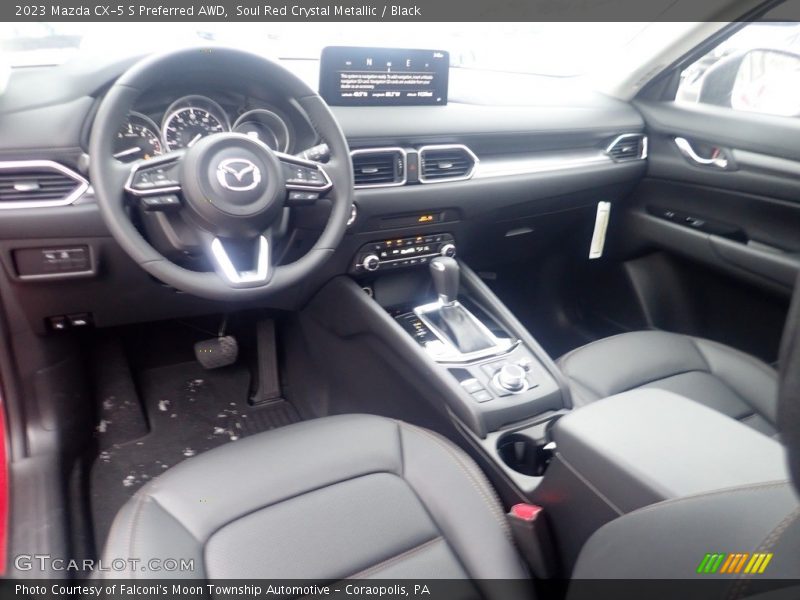 Soul Red Crystal Metallic / Black 2023 Mazda CX-5 S Preferred AWD