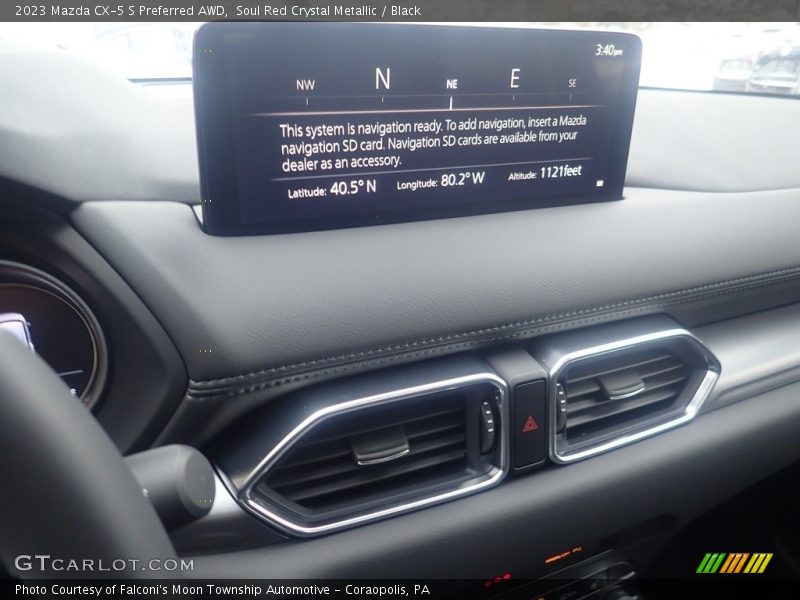 Soul Red Crystal Metallic / Black 2023 Mazda CX-5 S Preferred AWD