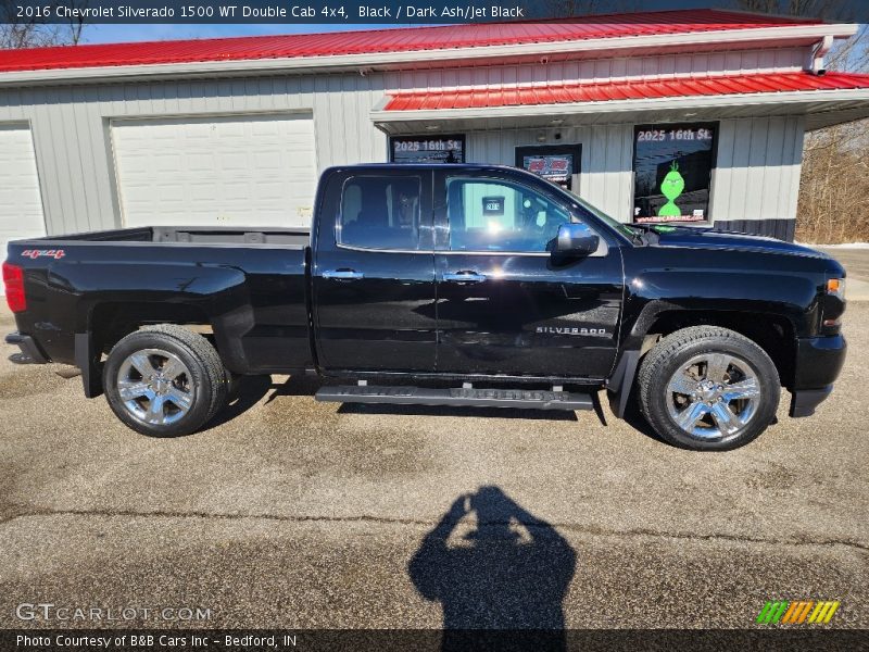 Black / Dark Ash/Jet Black 2016 Chevrolet Silverado 1500 WT Double Cab 4x4