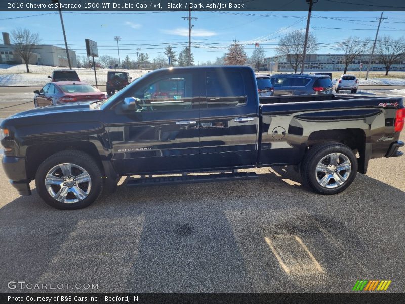 Black / Dark Ash/Jet Black 2016 Chevrolet Silverado 1500 WT Double Cab 4x4