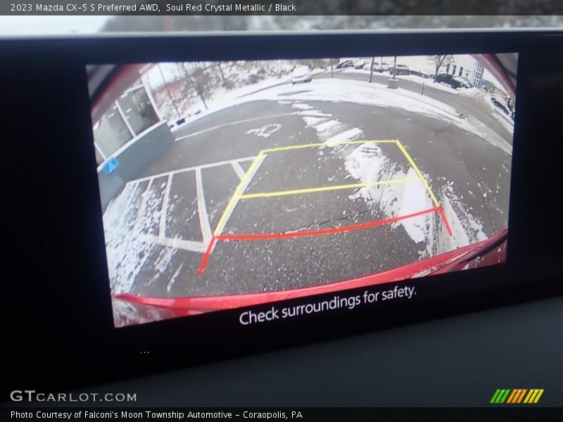 Soul Red Crystal Metallic / Black 2023 Mazda CX-5 S Preferred AWD