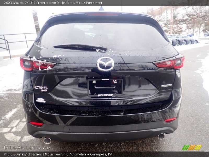 Jet Black Mica / Parchment 2023 Mazda CX-5 S Preferred AWD