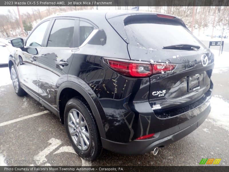 Jet Black Mica / Parchment 2023 Mazda CX-5 S Preferred AWD