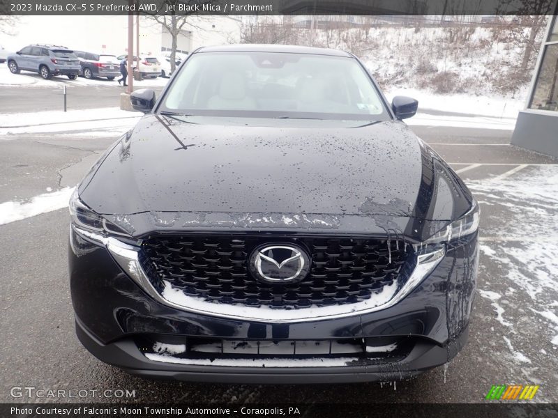 Jet Black Mica / Parchment 2023 Mazda CX-5 S Preferred AWD