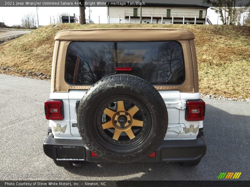 Bright White / Heritage Tan/Black 2021 Jeep Wrangler Unlimited Sahara 4x4