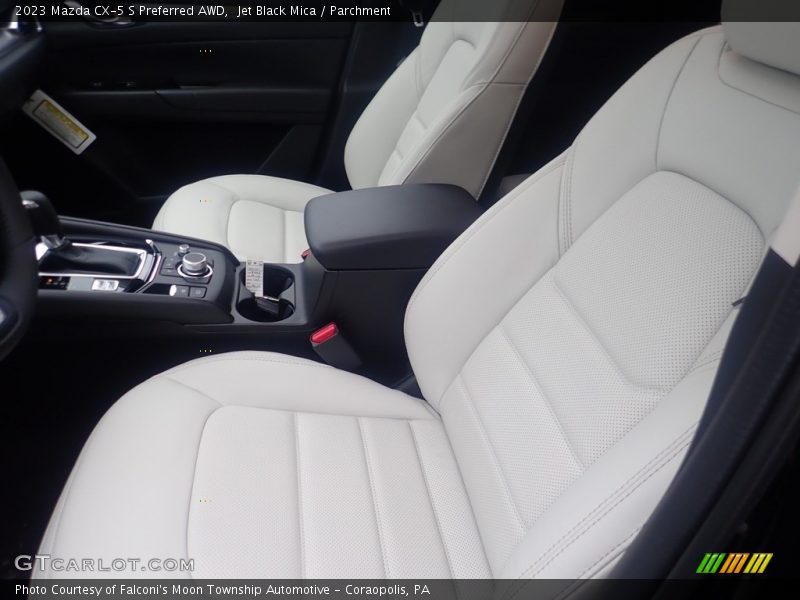 Jet Black Mica / Parchment 2023 Mazda CX-5 S Preferred AWD