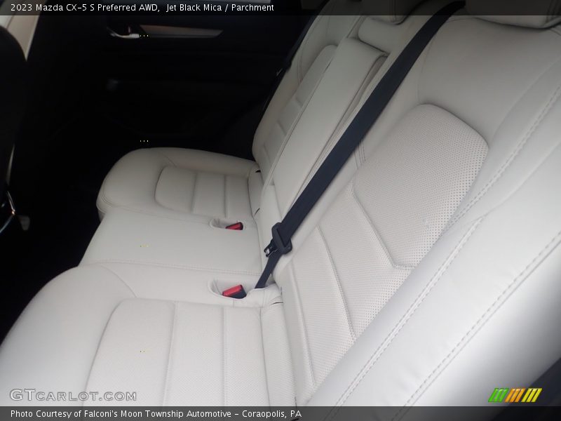 Jet Black Mica / Parchment 2023 Mazda CX-5 S Preferred AWD