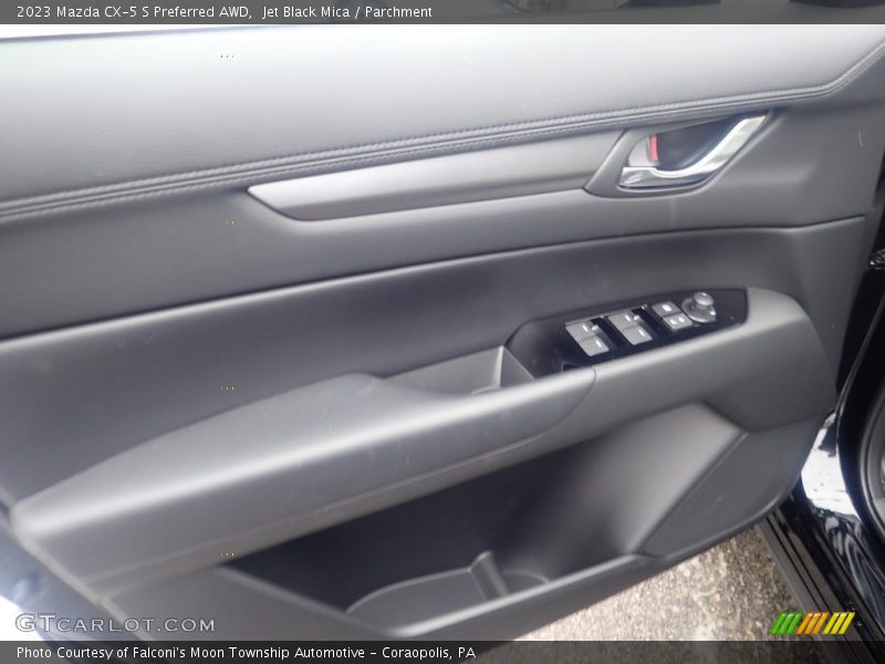 Jet Black Mica / Parchment 2023 Mazda CX-5 S Preferred AWD