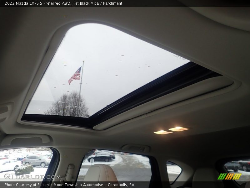 Jet Black Mica / Parchment 2023 Mazda CX-5 S Preferred AWD