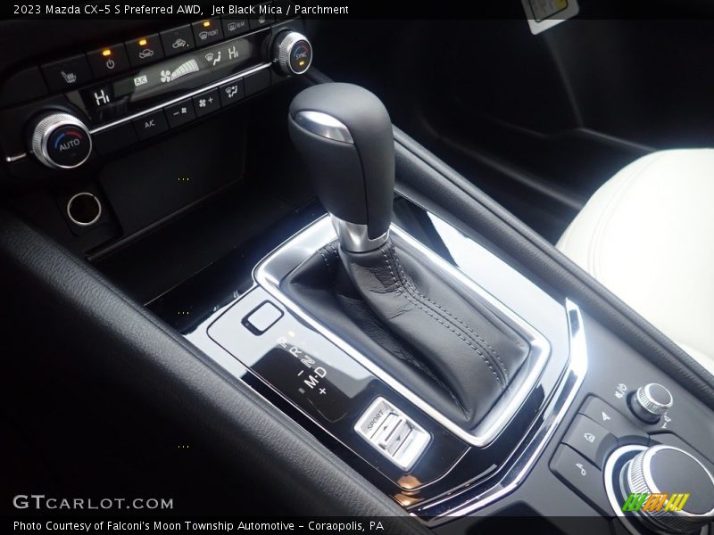 Jet Black Mica / Parchment 2023 Mazda CX-5 S Preferred AWD
